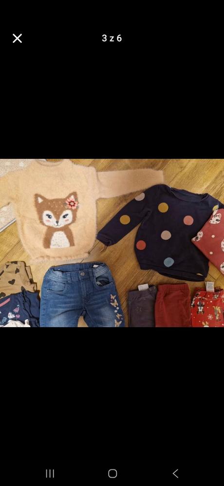 Balík  pre dievčatko č. 110, 104–116