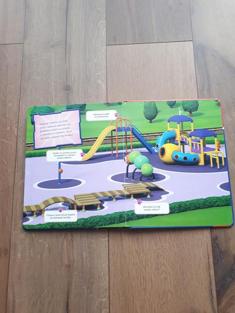 Kniha labková patrola s magnetkami,