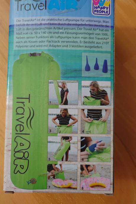 Nafukovaci cestovny vak na sedenie,