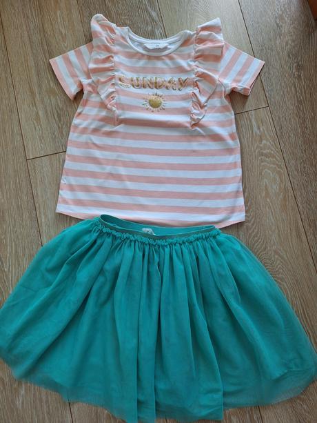 Tricko+sukna, h&m,134