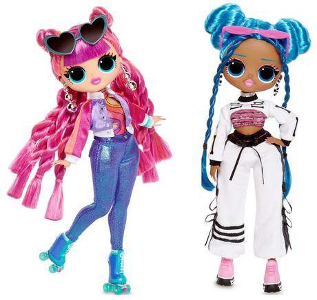 Lol surprise omg 2 bábiky roller chick and chillax,