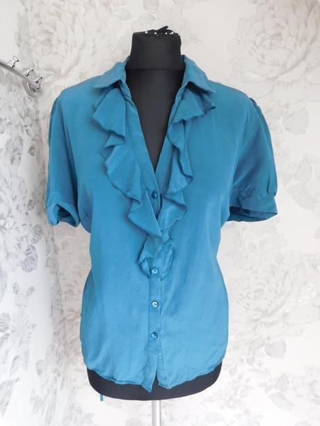 Pekna hodvabna bluzka, f&f,46