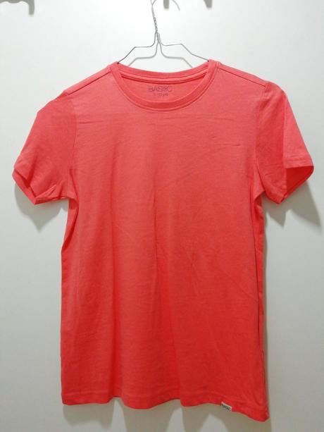 Oranžové bavlnené tričko, ovs,140