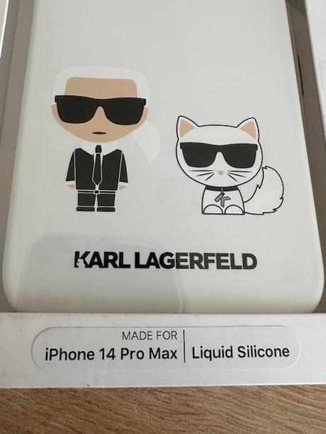 Silikónový obal iphone 14 pro max karl lagerfeld,