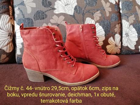 Čižmy č. 44, deichmann,44
