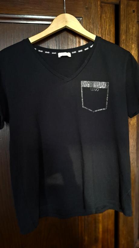 Čierne tričko liu jo - s, liu jo,s