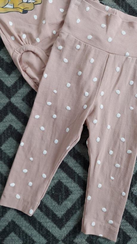 Súprava body+legíny+čelenka, h&m,74