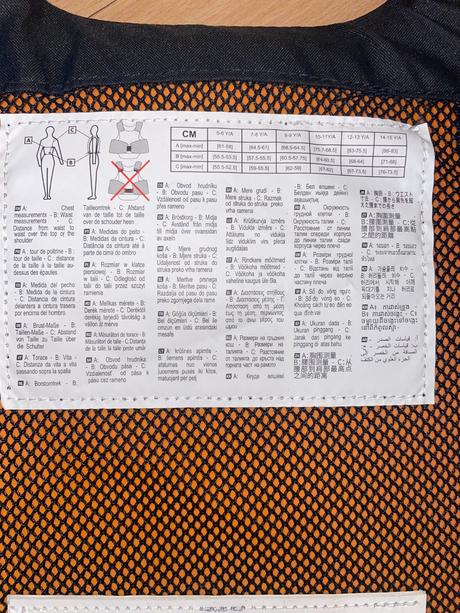 Detská jazdecká vesta fouganza decathlon 7-8, 