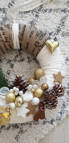 Vianočný veniec na dvere, 
