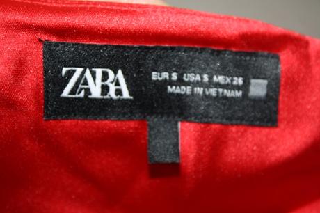 Cervene zara saty, zara,s