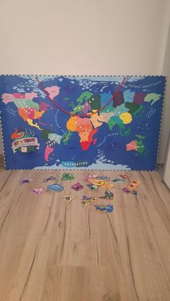 Tabuľa spookies - veľká mapa strašidiel, 