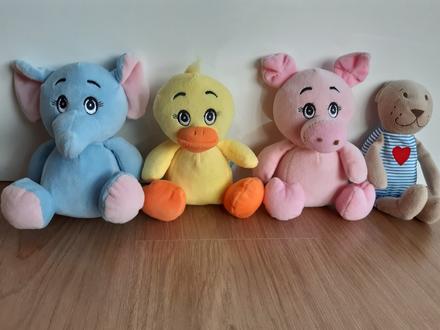 Zvieratká z jemného plyšu,