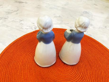 Porcelánové svietniky 2 ks,