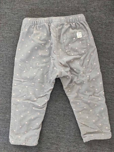 Sivé nohavice, h&m,80