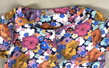 122 next kvietkovaná blúzka,6-7 r., next,122