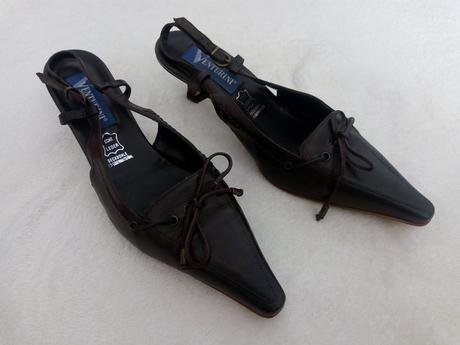 Hnedé topánky - lodičky, 39