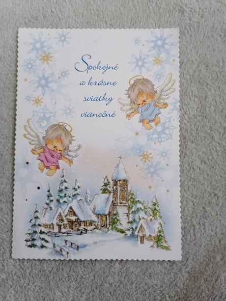 4x vianočné pohľadnice, 