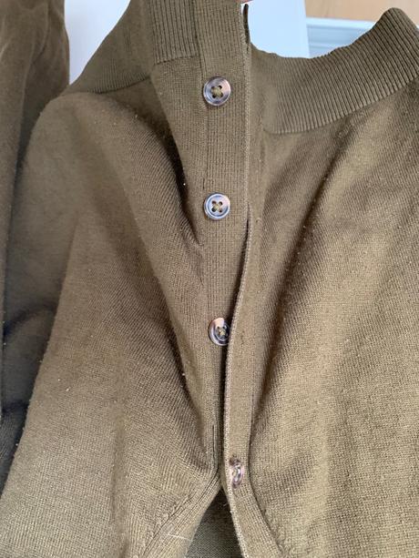 Kaki pulovrik, h&m,s