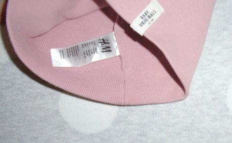 Prechodná čiapka na 2 až 6 mesiacov, h&m,62