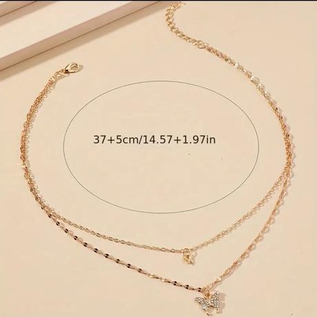 Set retiazka motýlik,