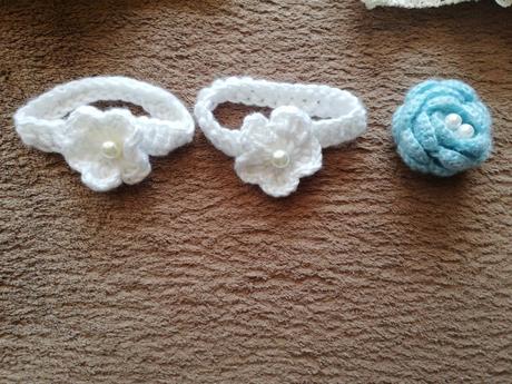 Jemné čelenky s kvetom pre najmenšie princezné, 