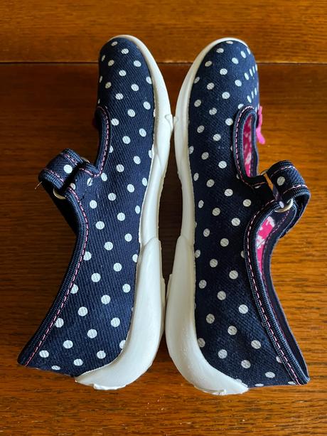 Bodkované papučky balerínkového typu, ren but,32