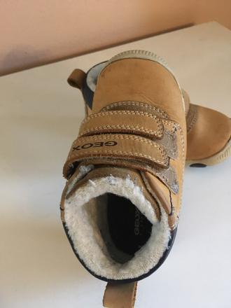 Predam kozene zimne geox topanky vel 22, geox,22