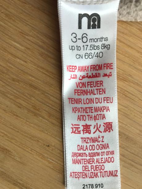 Prechodný overal (mothercare 3-6m), mothercare,68