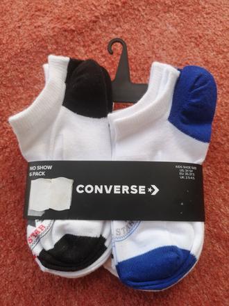 Converse ponožky 6 párov veľkosť 35-37,5, converse,35 / 36 / 37 / 38