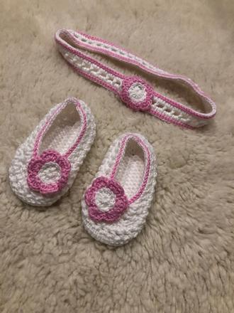 Hačkované capačky čelenka na 1 fotenie,