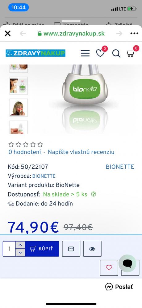 Svetelna terapia bionette na liecbu alergie pc 75, 