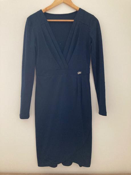 Blue nature šaty, s