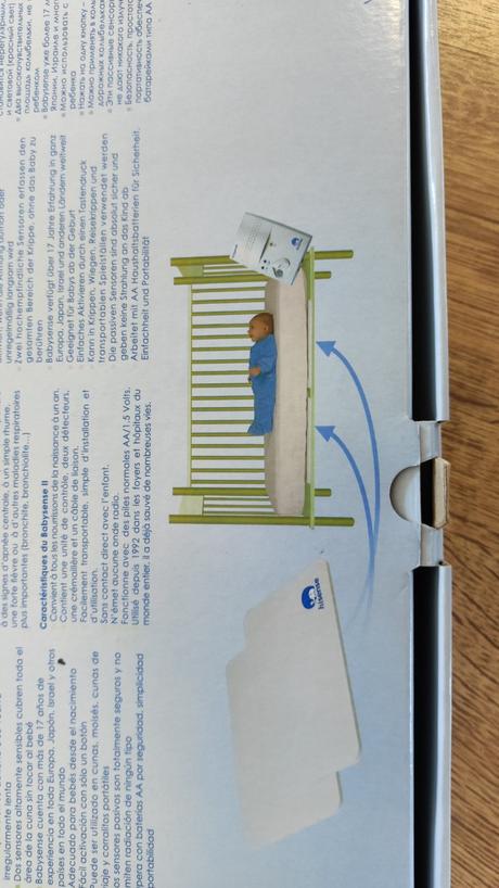 Senzor dychu babysense ii, babysense