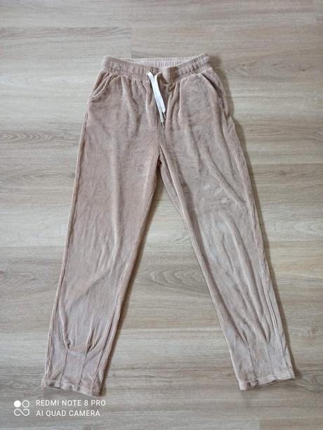 Krémové tepláky l/xl, l