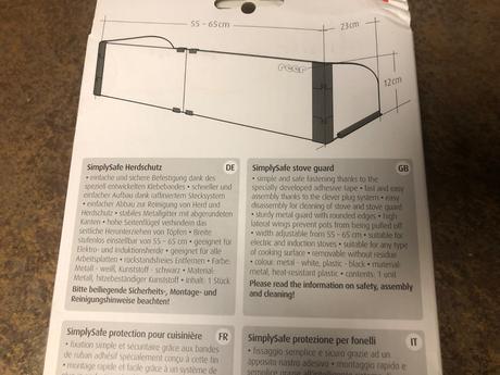 Detská ochrana varnej dosky reer, 