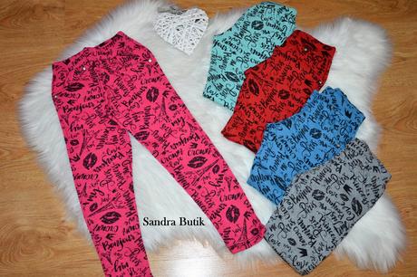 Detské zateplené legíny bavlnené, 80 - 176