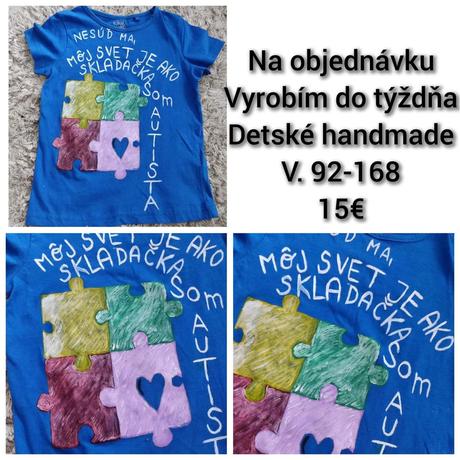 Tričko som autista, 86 - 170