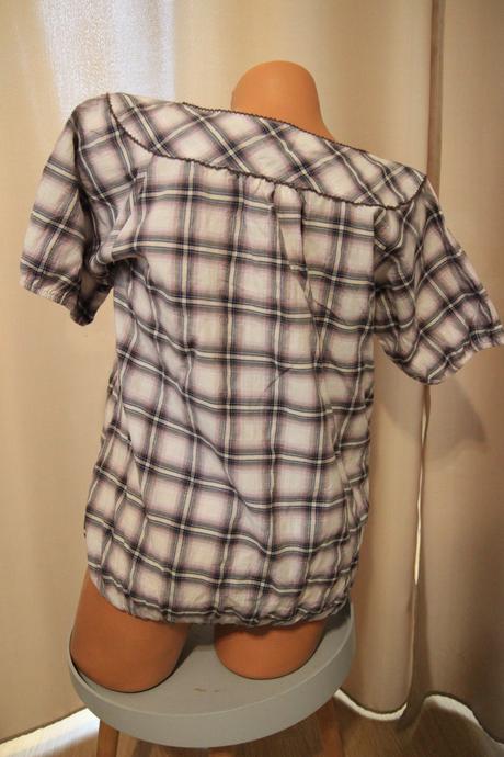 Kockovaná blúzka, m/l, m