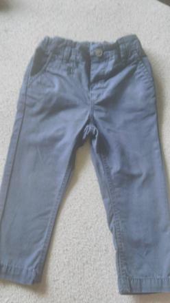 Tensie modre hm nohavice, h&m,80