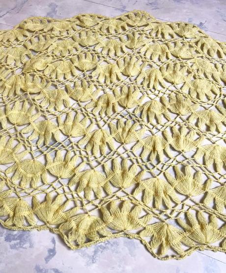 Vlnený prehoz/štóla na večerné šaty, 