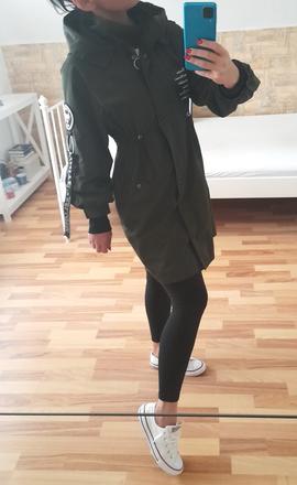 Jarná dámska parka andzela, s