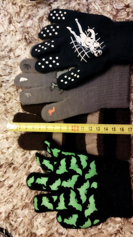 Pletené rukavičky,4ks, 140