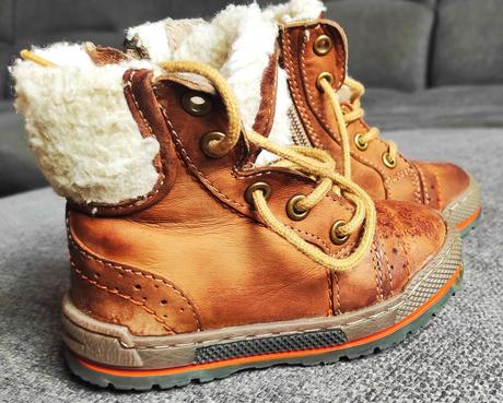 Zimné chlapčenské kožené topánky značky lasocki, lasocki,21