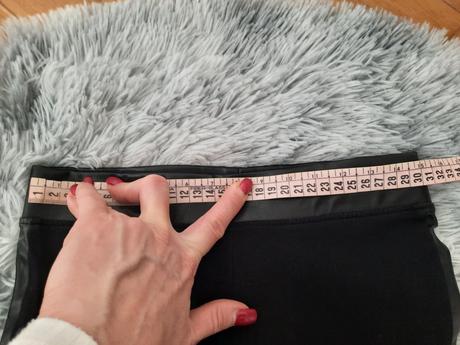 Legínky s koženkou 146/152, h&m,146