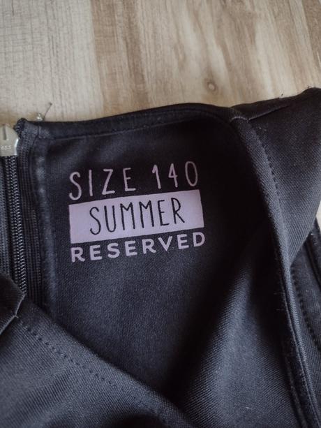 Čierne letné šaty, reserved,140