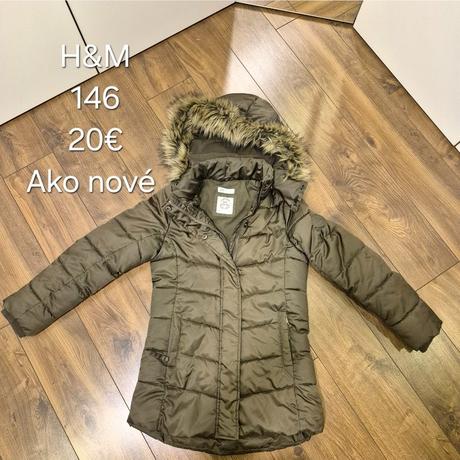 Zimná bunda, h&m,146
