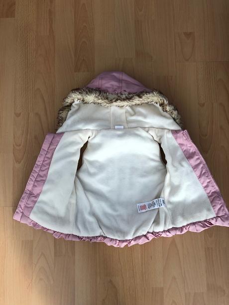 Ružová vestička s kožušinkou, f&f,86