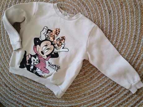 Minnie mikina, h&m,110