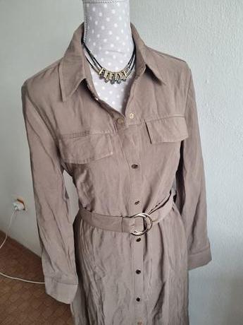 Hnedé košeľové šaty reserved veľ. 40, reserved,40