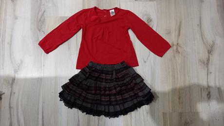 Kompet 86/92 sukna a tricko zara, zara,86